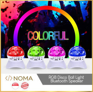 [SG] 7-Colours RGB Disco Ball Light | Bluetooth Speaker ★ LOCAL STOCK & WARRANTY★♛