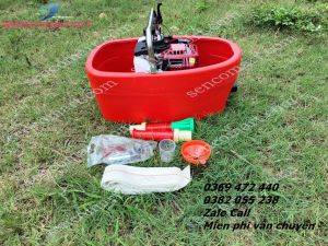 Máy Bơm Xuồng Tưới Cây - Máy Bơm Nước Dạng Thuyền 4 Thì Honda GX35