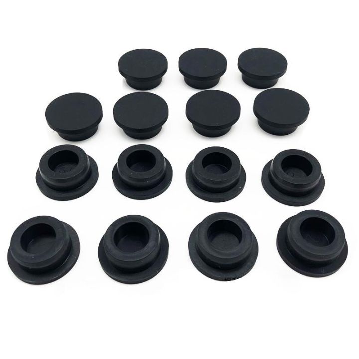 1/5/10/20pcs Black Silicone Rubber Sealing Plug 9mm~19mm Waterproof ...