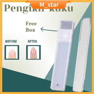 (FREE BOX) Alat Pengikir Kuku Kikir Kuku/ Gelas Nail Shiner/ Nano Glass / Magic Nail Buffer Shiner /Nano Nail File /Pengkilap Kuku