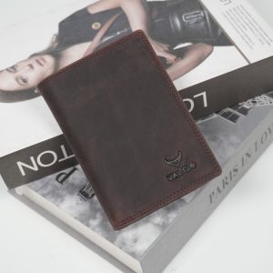 [VALQO] BRUDU BY Dompet Kulit Sapi Motif Buaya Pria Cowok Kartu Laki Berdiri 3/4