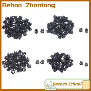 Behoo 50Pcs 3mm 5mm Plastic LED Holders Clips-Bezels Mounts Cases Housings Black