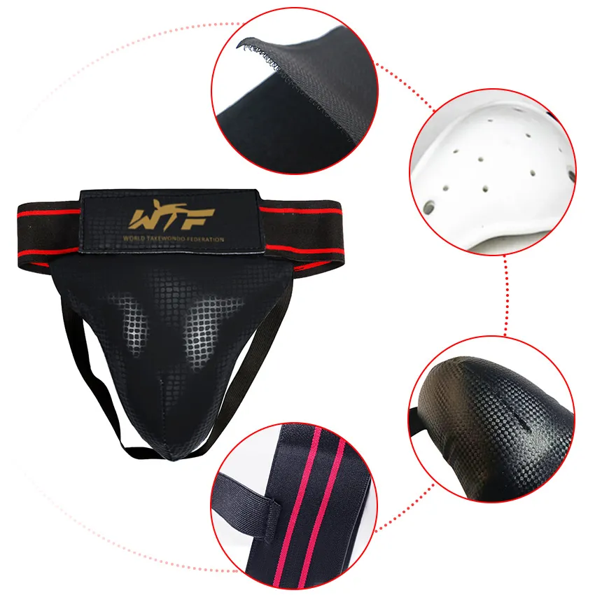 Men Taekwondo Groin Guard Boxing Groin Protection Karate Jockstrap