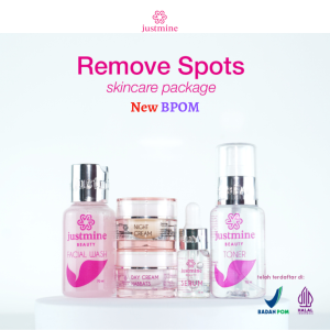 Jasmine Beauty Skincare Paket REMOVE SPOT (Flek dan Bekas Jerawat)