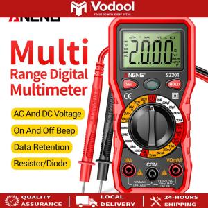 2000 Counts Digital Multimeter Resistance Capacitance Handheld Smart Multimeter Battery Powered High Precision Electrical Tools
