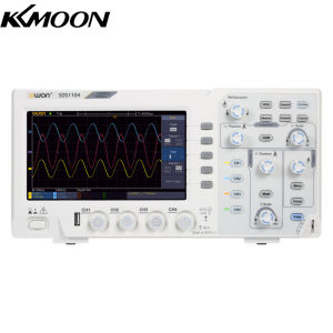 KKmoon Owon SDS1104 4-CH Digital Storage Oscilloscope with 7-inch LCD Display Handheld Portable Oscillometer 100MHz 1GS/s UK Plug