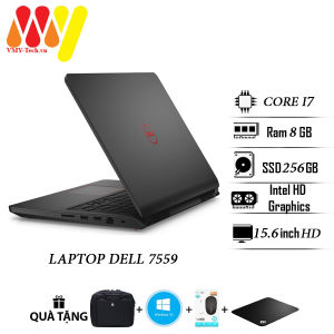 Laptop Dell Inspiron 7559 cấu hình khủng Core i7 Ram 8gb Ổ cứng SSD M2 256gb màn 15.6 FullHD cạc VGA GTX 960M laptop cao cấp lướt zin 99%