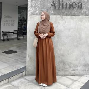 Keeran dress gamis polos syari / gamis wanita dewasa terbaru