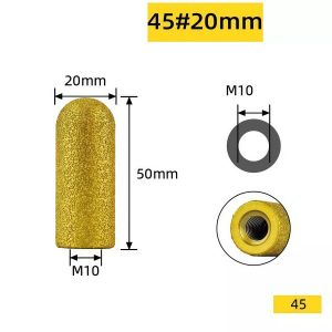 M10 Diamond Brazed Finger Bit Milling Cutter Perfect for Dressing Marble Countertops 20-30mm