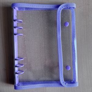 OKDEALS Double-Buckle Cover Loose Leaf Binder Soft Shell PVC Card Organizer Holder Portable A5 DIY Collect Book for Idol Cards