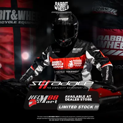 STRADALE JACKET RABBIT AND WHEELS Motorsport Jacket (FREE PROTECTOR) - Jaket RNW R&W