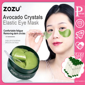 60 Pcs Avocado Collagen Mask Natural Moisturizing Gel Eye Patches Remove Dark Circles Anti Age Bag Eye Wrinkle Korea Skin Care (S8B-P6)