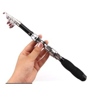Bluefin Joran Pancing Portable Telescopic 1.5M Professional Fishing Rod Tongkat Stik Stick Pancingan