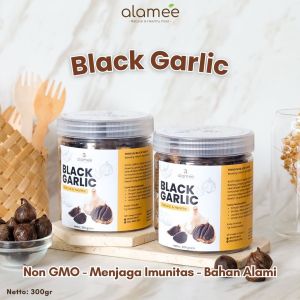 ALAMEE Bawang Hitam Black Garlic Herbal Premium 300gr Tunggal Lanang Alami Natural
