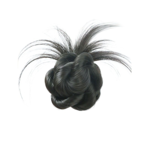 ERYRG Tổng hợp Tóc giả búi tóc lộn xộn Cà Vạt Scrunchie Chignon càng thấp Khí chất Lông mịn Tóc đuôi ngựa Quả cầu lông Phụ nữ