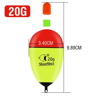 5-80g EVA Foam Bobbers Fishing Floats Buoys Fishing Buoys Bobbers Buoyancy Fishing Accessories