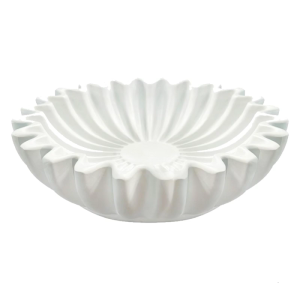 Ruffled Edges Decorative Resin Bowl Multipurpose Storage Organiser For Home Decoration Kitchen Dining Table Accessories