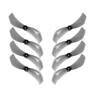 8PCS Competition Grade Propellers 40mm 2 Blade Design Each Optimized for FPV Racing Performances