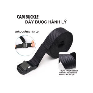 500kg Dây chằng hàng JUMBO loại khóa Cambuckle rộng 25 mm tải trọng làm việc 250kg Chiều dài màu sắc: tự chọn