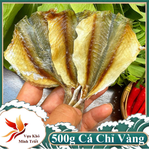 1kg Khô Cá Chỉ Vàng Ngon Loại 1 Khô cá Chỉ Vàng 3 nắng (Khô đi Nước Ngoài) - Khô cá Chỉ vàng Sông Đốc (Đặc sản Cà Mau)- VỰA KHÔ MINH TRIẾT