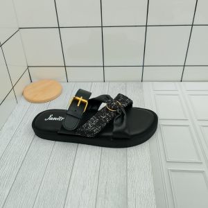 Janitra Official Shop - Jovita Sandal Platform Wanita Ring Silang Sendal Model Korean Style Kekinian
