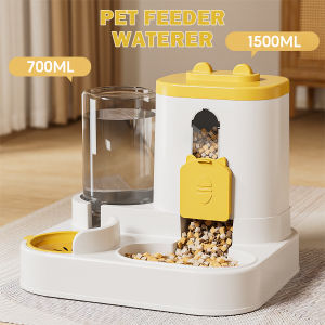 Pet Automatic Feeder 2 IN 1 Dog Cat Water Dispenser Pet Integrated Feeder Food Bowl Large Capacity