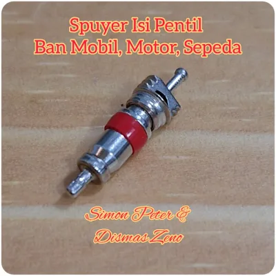 Per 1 Lusin 12 pcs Spuyer Isi Pentil Ban Motor Mobil Sepeda