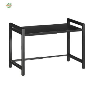 Microwave Storage Stand Multi-Function Microwave Oven Rack Height Adjustable Over Microwave Shelf for Kitchen Countertop [Winnereco World]