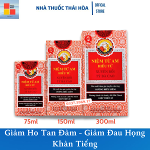 Niệm Từ Am Hiếu Tử Tỳ Bà Cao - Giảm Ho Tan Đàm - Giảm Đau Họng Viêm Họng Viêm Thanh Quản Chai 75ml