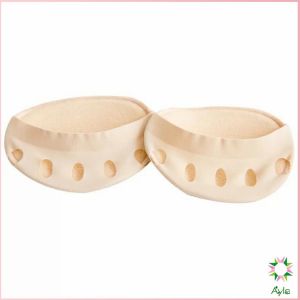 Ayla 1คู่ แผ่นรองจมูกเท้า รองฝ่าเท้าด้านหน้า ดูแลเท้า ลดปวดเมื่อย Five-finger socks