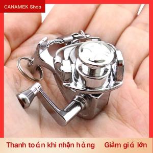 CS 1 cái Móc chìa khóa móc khóa có dây câu bằng hợp kim Dụng cụ câu cá ngoài trời