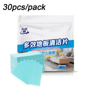 30 Sheets Tile Floor Cleaner Tablets All-around Dissolving Paper Cleaning Sheet Cleaning Wooden Floor Tiles