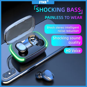 TWS Bluetooth 5.1/5.3 Earphone Wireless Headphones Stereo Headset Bass Music Earbuds Waterproof Sports Noise HD Mic for Smart Phone