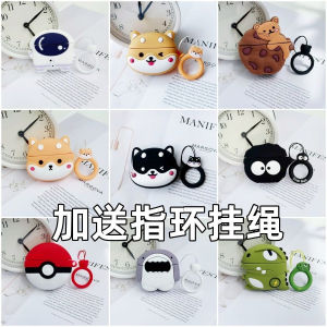 Kartun untuk vivoTWSA4 Set fon telinga premium comel shell lembut minimal kewangan kreatif anti-jatuh
