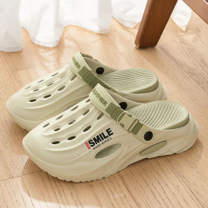 [Free Shipping] Lidani Thick-Soled Clogs For Men Summer Outdoor Driving Non-Slip Closed-Toe Slippers Sports Beach Sandals