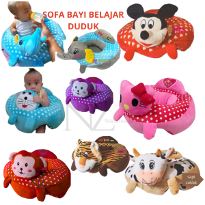 Sofa Bayi Jumbo Lucu | Kursi Bayi Motif Hewan | Bangku untuk Belajar Duduk Bayi Anak Import MODEL TERLARIS