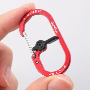 Carabiner Hook – Premium Locking High-Strength Metal Safety Clip Secure Lock Mechanism Keychain