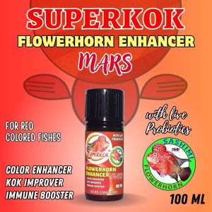 Superkok MARS Flowerhorn Enhancer 100ml For Red-Colored Fishes