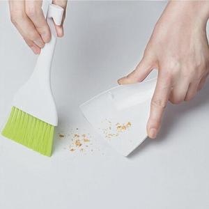 Japan Kokubo Clean Kitchen Broom & Dustpan Set – Handheld Mini Easy-Clean Brush for Crumbs & Crevices