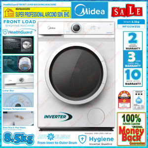 Midea Front Load Washer Machine 8.5kg MF100W85B Inverter Motor