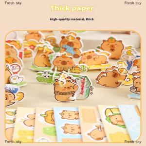 [COD] Fresh sky 30Pcs Set Cartoon Animal Capybara Theme Paper Jigsaw Puzzle Toys Childrens Paper 3D Capybara Shaped Favors For Birthday Party
