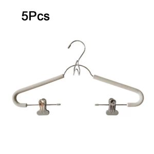 LIFE SHOPS 5Pcs No Trace Sponge Underwear Drying Rack Stackable Anti-slip Non-Marking Hanger Multifunctional with Clips Clothes Hanger for Household