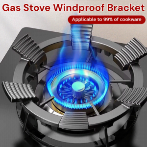 Energy Saving Gas Stove Cover Universal Windproof And Anti-Slip Bracket Round 8 claws Windshield