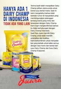 Susu Krimer Kental Manis SKM Dairy Champ 2.5Kg 1kg - DUS