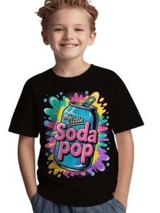 [Local Stock] VCC My Little Soda Pop T-Shirt for Kids K-Pop Music Korean Anime T-Shirt Rap Hip Hop Girl Clothes Gift Cute Saying Tee Children Top