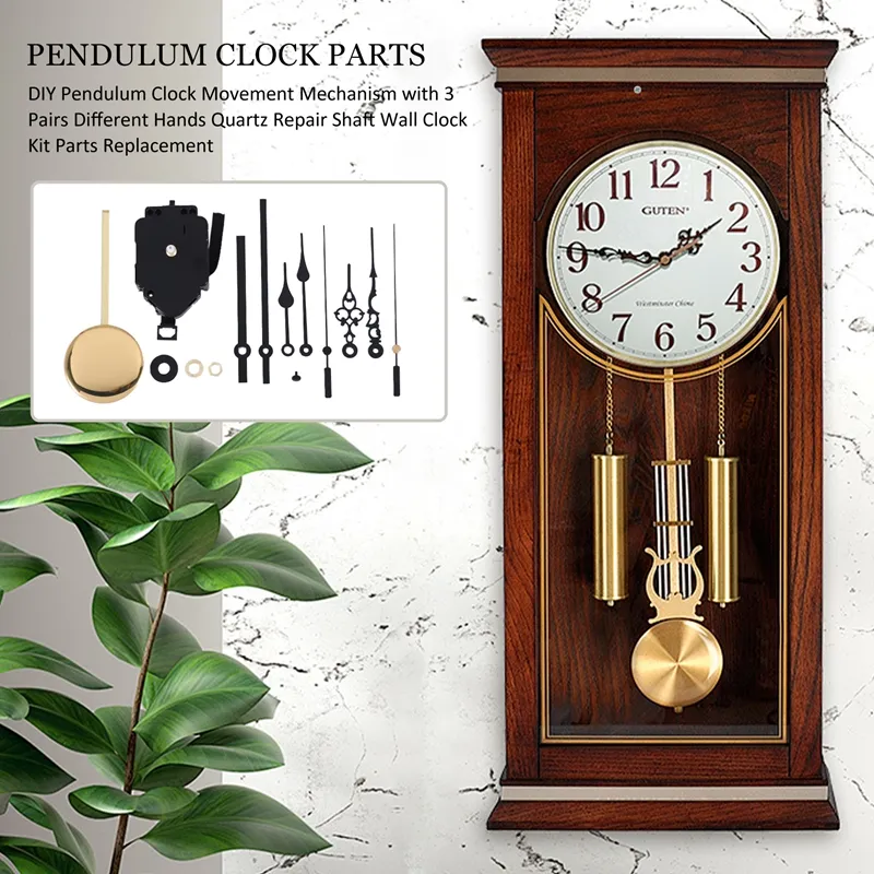 IACY) DIY Pendulum Clock Movement Mechanism with Pairs Different