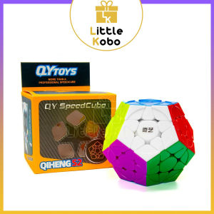 Rubik Megaminx QiYi QiHeng S2 Stickerless Rubic Biến Thể 12 Mặt Đồ Chơi Trí Tuệ Trẻ Em Phát Triển Tư Duy - Little Kobo
