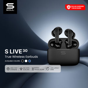 SOUL S Live 30 TWS Bluetooth Earphone Low Latency ENC True Wireless Earbuds