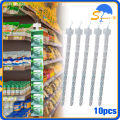 10pcs Clip Strip Display Makanan 62cm Strip Klip Produk Supermarket Snack Hanging Strip. 