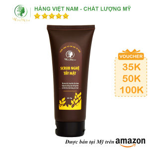 [ Giảm 35K - Đơn 339K ] Scrub Nghệ Tẩy Tế Bào Chết Da Mặt Giúp Sạch Da và Trắng Da Sâu Từ Bên Trong Wonmom 70g